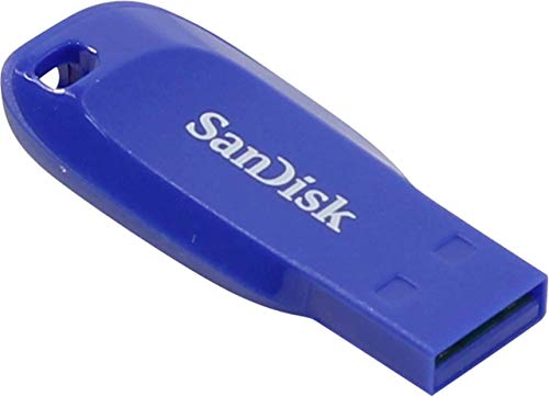 SanDisk Clé USB 2.0 64 Go Cruzer Blade USB 2.0 Flash Drive - Electric Blue