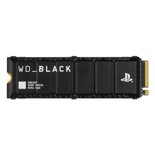 SanDisk WD_Black SN850P SSD M.2 PCIe NVMe 2 to – Licence Officielle pour Consoles Playstation5 – jusqu'à 7 300 Mo s