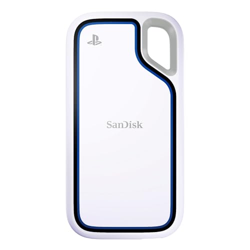 SanDisk Extreme Portable Disque SSD pour Console PlayStation 5 et PC 1 to, Vitesse de Lecture jusqu'à 1000 Mo s, IP65 résistance, Protection Contre Les Chutes, Un essai d’Un Mois pour Discord Nitro