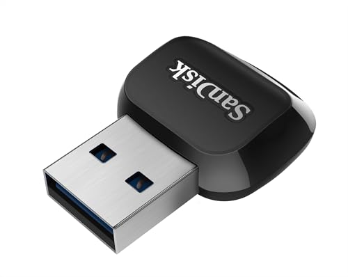 SanDisk QuickFlow microSD UHS-I, lecteur enregistreur USB-A, Vitesse de lecture jusqu'à 250 Mo s, Vitesse de écriture jusqu'à 150 Mo s, USB 3.2 Gen 1