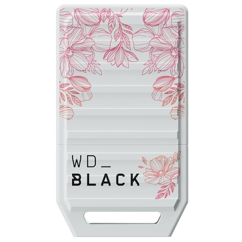 WD_Black C50 1 to Storage Expansion Card for Xbox, Floral Fusion(sous Licence Officielle, Quick Resume, Xbox Velocity Architecture,1 Mois D’abonnement Au Xbox Game Pass Ultimate)