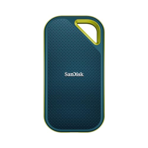 SANDISK Extreme Pro Portable SSD 2TB (up to 2000MB s Read Write speeds, 256 bit AES Hardware encryption, up to Three-Meter Drop Protection, IP65 Water and Dust Resistance) Monterey
