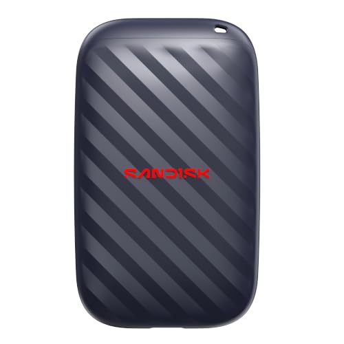 SanDisk Disque Portable 1 to (Vitesses de Lecture allant Jusqu’à 600 Mo s, Une Protection Contre Les Chutes allant Jusqu’à 2 mètres)