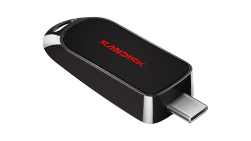 SANDISK Clé USB-C 256 Go (Jusqu’à 250 Mo s, USB Type-C réversible, Compatible avec Les Ordinateurs Portables, tablettes et Autres)
