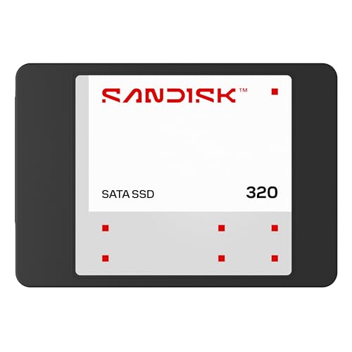 SANDISK 320 Disque SSD SATA 1 to (2,5” 7 mm, Vitesses de Lecture allant Jusqu’à 545 Mo s, Technologie éprouvée NAND 3D SANDISK)