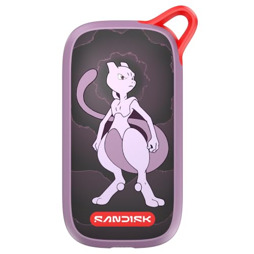 SanDisk Pokémon, édition Mewtwo Disque SSD Portable USB Type-C 1To