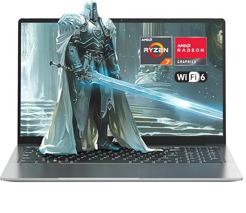 ACEMAGIC PC Portable Ryzen 7 5700U(8C 16T, jusqu'à 4,3 GHz) Ordinateur Portable Boitier en Métal avec Clavier Rétroéclairé 16,1 Pouces FHD 16Go Ram,512Go M.2 SSD,WiFi 6,BT5.2,Type C, Laptop AMD