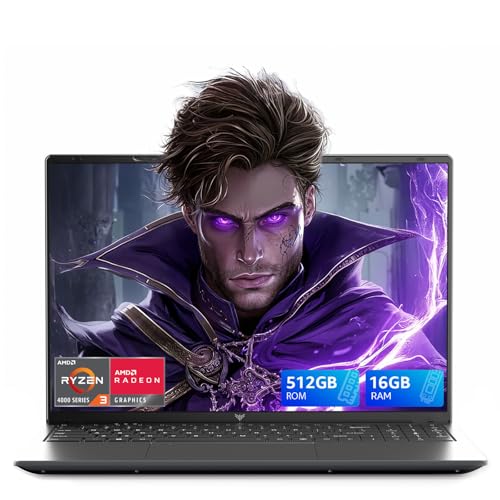 ACEMAGIC Ordinateur Portable 15.6 Pouces avec Processeur 4300U(Jusqu'à 3,7 GHz)-Dépasse N150 N95 PC Portable 16 Go RAM DDR4 512 Go SSD,1080 FHD,BT5.0, 3*USB 3,2,HDMI,Pliage à 180°