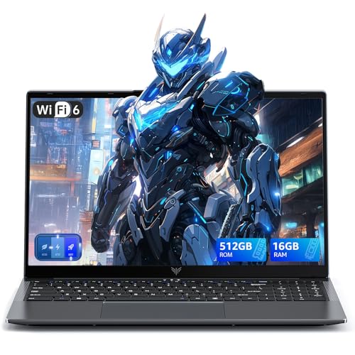ACEMAGIC 2026 Ordinateur Portables avec Processeur i5-12600H -12 Cœurs (4P 8E) 16 Threads,Jus qu'à 4.5 Ghz, 16GB RAM 512GB SSD,DDR4,Iris XE Graphics,WiFi 6,BT5.0,Type C,Pc Portable 15.6 Pouces