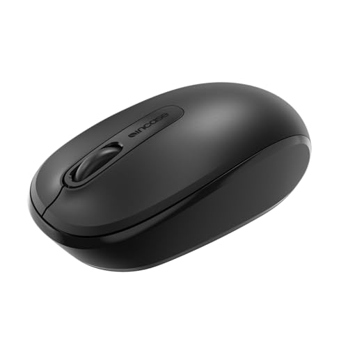 Incase Souris Mobile sans Fil 1850 – Conçue par Microsoft – Compacte et Confortable pour droitier gaucher – Autonomie de 6 Mois – Nano émetteur-récepteur – Fonctionne avec Mac Windows 8 10 11 – Noir