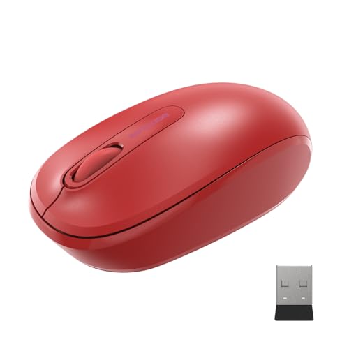 Incase Souris mobile sans fil 1850 - Conçue par Microsoft - Compacte et confortable - Pour droitier gaucher - Autonomie de la batterie de 6 mois - Nano émetteur-récepteur - Fonctionne avec Mac Windows
