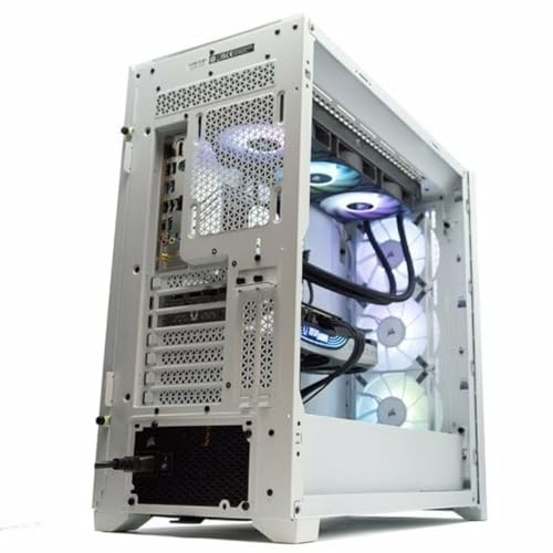 PcCom PC de Bureau PCC-iCUE-13700KF-4070TI-WHTW Nvidia Geforce RTX 4070 Intel Core i7-13700KF 32 Go RAM 1 to SSD