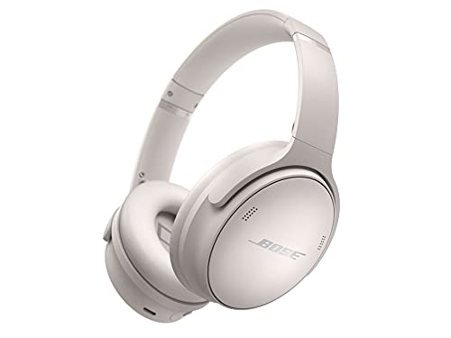 Bose Casque sans Fil Bluetooth à Réduction de Bruit QuietComfort 45 avec Microphone pour les Appels - Argent (Reconditionné)