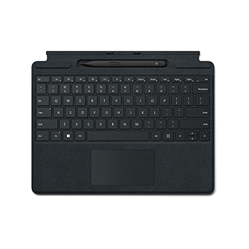 Microsoft Clavier Signature Surface Pro avec stylet Microsoft Surface Slim 2 Noir