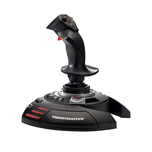 Thrustmaster T.Flight Stick X – Joystick Simulation de Vol Ergonomique – Manette de Vol avec Résistance de Manche Réglable et Large Repose-Main – Compatible PC