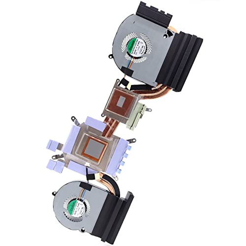 Deal4GO Ventilateur de refroidissement graphique CPU et GPU avec dissipateur thermique Y99WC Remplacement pour Dell Alienware 15 R3 15 R4 (avec GTX 1060 1070 1080)