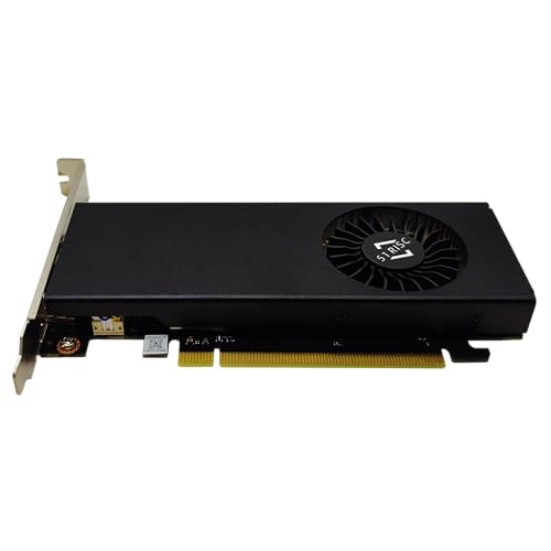 51RISC GeForce RTX 3050 LP, carte graphique à profil bas, 6 Go, GDDR6, petit facteur de forme, carte vidéo pour jeux vidéo 4K, ordinateur de bureau mini PC SFF (RTX 3050 6 Go - profil bas)