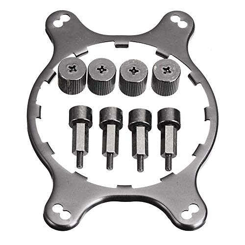 AM4 AMD Kit de support de montage Cool Water Series pour Hydro H45 H55 H60 H75 (argenté)
