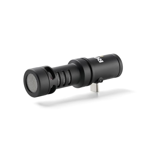 RØDE VideoMic Me-C Microphone directionnel pour appareils mobiles USB-C (iOS et Android), parfait pour la création de contenu mobile