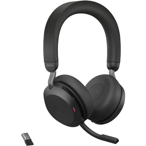 Jabra Evolve2 75 USB-A UC avec Socle de Chargement Noir