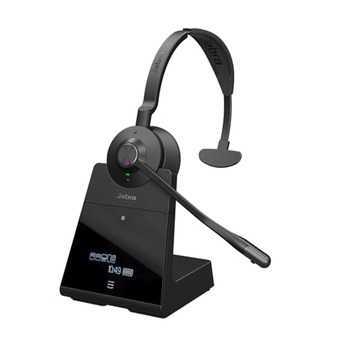 Jabra Engage 75 SE (deuxième édition) Casque sans Fil, Mono-Oreille – Casque téléphonique avec Performance sans Fil de Pointe – Microphone antibruit avancé – Autonomie Toute la journée – Noir