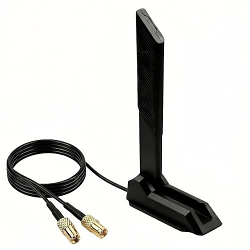 Antenne de rechange pour carte mère de jeu WiFi 7 avec base magnétique pour MSI MAG X870 Z890 Tomahawk MSI MPG X870E Carbon X870E Edge B850 B850-P Series Carte mère de jeu WiFi 7