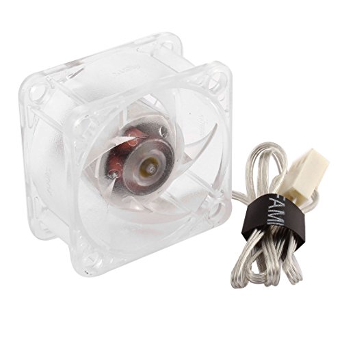 40 mm DC 12 V 0,07 A 3 broches théière CPU ventilateur avec boîtier transparent