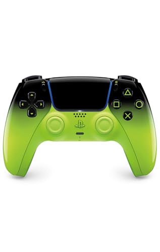 Sony, Manette PlayStation 5 Officielle DualSense, Sans Fil, Retour Haptique Gâchettes Adaptatives, Micro Intégré, Batterie Rechargeable, Compatible PS5 PC, Collection HYPERPOP, Couleur Remix Green