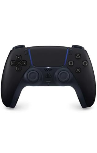Sony, Manette PlayStation 5 Officielle DualSense, Sans Fil, avec Retour Haptique Gâchettes Adaptatives, Micro Intégré, Batterie Rechargeable, Compatible PS5 PC, Couleur Midnight Black