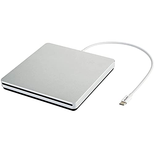 VikTck USB-C Superdrive External DVD CD Reader and DVD CD Burner for Apple-MacBook Air Pro iMac Mini MacBook Pro ASUS AS.