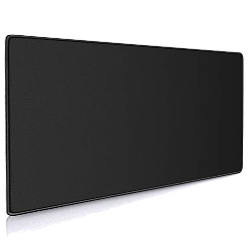 Cmhoo Grand Tapis de Souris Professionnel XXL et Tapis de Souris de Jeu d'ordinateur (90 x 40 cm, Noir)
