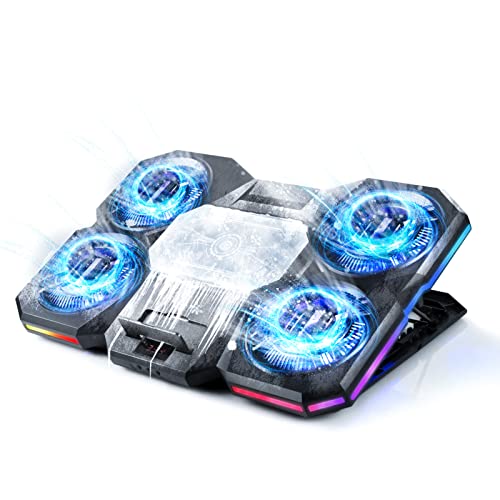 Navazip Tapis de refroidissement pour ordinateur portable avec refroidisseur thermoélectrique, support de refroidissement portable en aluminium pour ordinateur portable, support antidérapant pour