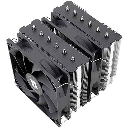 Thermalright Peerless Assassin 120 SE Refroidisseur d'air CPU double tour 6 caloducs double 120 mm TL-C12C PWM CPU pour AMD AM4 AM5 Intel LGA 1700 1150 1151 1200, technologie AGHP, couvercle en