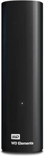 WD 10 To Elements HDD de bureau, USB 3.0, (supplémentaire pour les photos, la musique, les vidéos et tous les autres fichiers, résistant aux chocs) noir