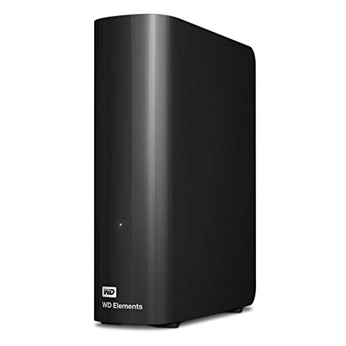 WD 22 To Elements HDD de bureau, USB 3.0, (supplémentaire pour les photos, la musique, les vidéos et tous les autres fichiers, résistant aux chocs) noir