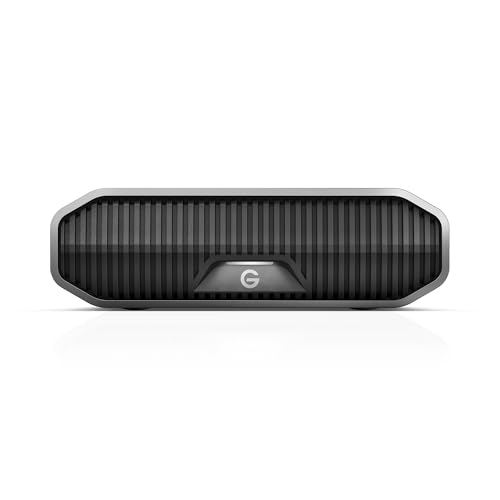 G-DRIVE 12 To, Disque dur externe, Disque dur de Bureau Enterprise Class Ultrastar, 7200 TR MN, USB-C, USB 3.2 Gen 2 (10Gbps), Sauvegardes Rapides, jusqu'à 250 Mo s, Boîtier industriel haut de gamme