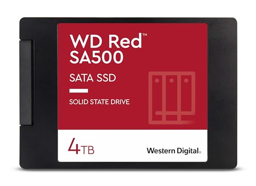 WD Red SA500 4 to Disque SSD SATA NAS, 2.5 inch