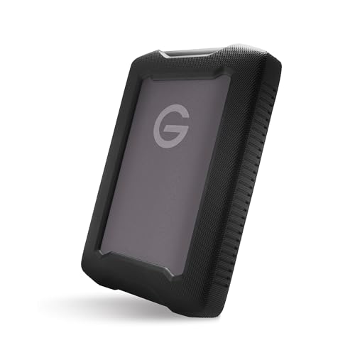 G-Drive ArmorATD 6 to, Disque HDD Externe Portable, Durable et Robuste, jusqu'à 130 Mo s, USB-C (5 Go s), USB 3.2 Gén 1, Thunderbolt 3