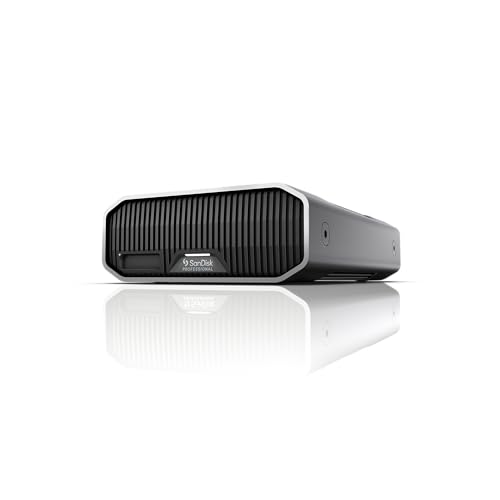 G-Drive Project 26 to, avec Fente SSD Mag Pro-Blade, Thunderbolt 3 (40Gbps), USB 3.2 Gen 2 (10Gbps), Disque Dur de Classe Entreprise 7200 TR MN, Vitesse de Lecture jusqu'à 260 Mo s