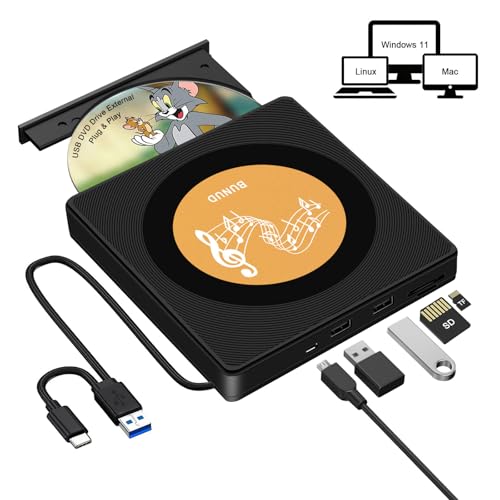 BUNUD Lecteur DVD externe