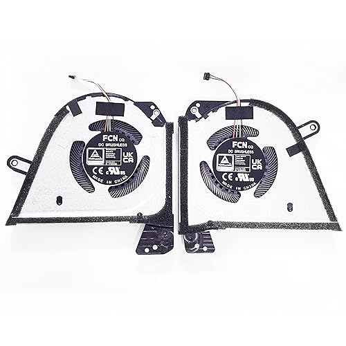 Fleshy Leaf Ventilateur de refroidissement CPU GPU pour ASUS ROG Zephyrus M16 (2022) GU603Z GU603ZX GU603ZM GU603ZW 12V Series 13NR08R0T02011 FP9R 13NR08R0T03011 FP9Q