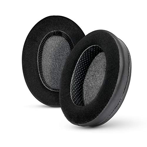 Brainwavz Coussinets Hybrides en Mousse Visco-élastique, polyuréthane et Velours pour Grand modèle de Casque Noir