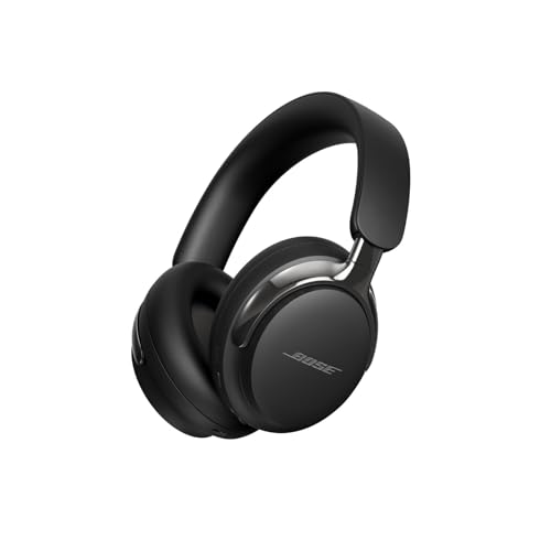 Bose QuietComfort Ultra Casque Bluetooth (2e génération), casque sans fil avec audio spatial, suppression du bruit supra-auriculaire avec micro, jusqu'à 30 heures de temps de lecture, noir (renouvelé)