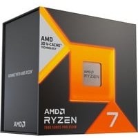 AMD Ryzen 7 7800X3D Processeur avec La Technologie 3D V-Cache (Radeon Graphique Intégré, 8 Cœurs 16 Threads, 120W TDP, Socket AM5, Cache 104 Mo, Jusqu'à 5,0 GHz Fréquence Boost, sans Ventilateur)