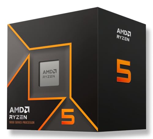 AMD Ryzen™ 5 9600, 6 Coeurs 12 Threads débridés, Architecture Zen 5, 38 Mo Cache L2 L3, 65W TDP, Jusqu'a 5.2 Ghz Frequence Boost, Socket AM5, Ventilateur Inclus