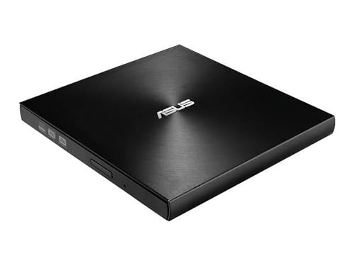 ASUS ZenDrive U7M Noir (SDRW-08U7M-U) – Lecteur Graveur CD DVD x8 ultra-compact, compatible avec Windows et Mac OS, 2 M-DISC offerts