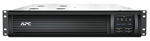 APC Smart-UPS SMT-SmartConnect - SMT1500RMI2UC - Onduleur 1500VA (Montage en Rack 2U, Cloud Monitoring, 4 Prises IEC-C13), Noir