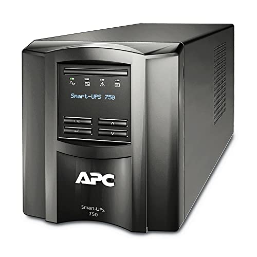 APC BY SCHNEIDER ELECTRIC Smart-UPS SMT-SmartConnect - SMT750IC - Onduleur 750VA (Cloud Monitoring, 6 Prises IEC-C13)