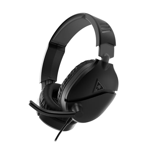 Turtle Beach Recon 70 PlayStation Noir Casque de Gaming multiplateforme pour PS5, PS4, PS4 Pro, Xbox Series X, Xbox Series S et Xbox One, PC et Appareils Mobiles avec Prise 3,5 mm