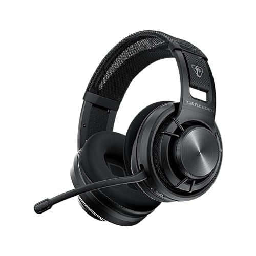 Turtle Beach Atlas Air Casque Gaming Ouvert Sans fil w Audio Haute Fidélité 24 bits, Micro de Qualité Diffusion, Coussinets en Mousse à Mémoire de Forme et Bluetooth pour PC